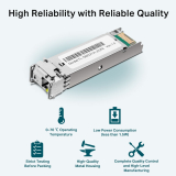 TP-Link Оптичен модул TP-Link SM321A-2, WDM Gbit SFP, LC, T:1550nm/R:1310nm, SM, 2км NEW снимка №6