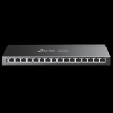 TP-Link Комутатор TP-LINK TL-SG116P, 16x Gbps RJ45 порта, неуправляем,метален NEW  Суичове  Цена и описание.