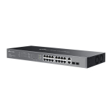 TP-Link Комутатор TP-LINK ES220GMP, 16xGb PoE+ 802.3at/af,2x Gb.RJ45 port,2 xGb.SFP NEW снимка №3