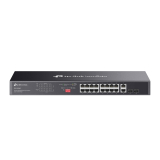 Нови модели и предложения за лан компонент TP-Link Комутатор TP-Link DS1018GMP, 16x1Gb PoE+, 2x1Gb SFP, неуправляем, рак NEW
