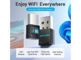Vention WiFi USB adapter Dual Band 650Mbps Black KDSB0 снимка №2 Vention WiFi USB adapter Dual Band 650Mbps Black KDSB0 снимка №2