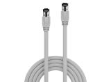 Описание и цена на лан кабел Lindy 5m Cat.8.1 S/FTP LSZH Cable Grey 47446