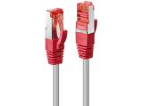 Описание и цена на лан кабел Lindy patch cable Cat6 CrossOver S/FTP grey/red 3m, 47839