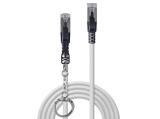 Lindy 1,5m Cat.6A S/FTP Locking Network Cable Grey 47603 снимка №2 Lindy 1,5m Cat.6A S/FTP Locking Network Cable Grey 47603 снимка №2