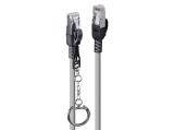 Описание и цена на лан кабел Lindy 0.5m Cat.6A S/FTP Locking Network Cable Grey 47601