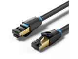 Описание и цена на лан кабел Vention LAN SFTP Cat.8 Patch Cable 5.0M Black 40Gbps IKABJ
