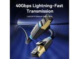 Vention LAN SFTP Cat.8 Patch Cable 5.0M Black 40Gbps IKABJ снимка №2 Vention LAN SFTP Cat.8 Patch Cable 5.0M Black 40Gbps IKABJ снимка №2