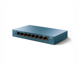 TP-Link Комутатор TP-LINK LS108G, 8x GbE порта, неуправляем, desktop, метален NEW снимка №2 TP-Link Комутатор TP-LINK LS108G, 8x GbE порта, неуправляем, desktop, метален NEW снимка №2