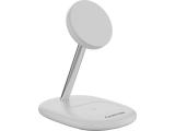 Canyon wireless charger WCS-205 15W Qi2 2in1 White CNS-WCS205W снимка №3