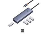 аксесоари: Baseus UltraJoy Series 4-in-1 USB-C Hub To USB 3.0 Extention - Grey