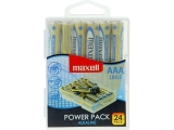 Описание и цена на Батерии и зарядни Maxell Battery Alkaline AAA Micro LR03 24-pack 