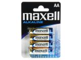 Описание и цена на Батерии и зарядни Maxell Batteri Alkaline AA Mignon LR06 4-pack 