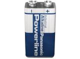 Описание и цена на Батерии и зарядни PANASONIC  Powerline 9V Block cartoon (12x1=12pcs.) 