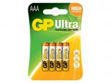 Описание и цена на Батерии и зарядни GP BATTERIES  ULTRA LR03 AAA /4 бр. в опаковка/ блистер 1.5V GP24AU 