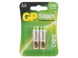 Описание и цена на Батерии и зарядни GP BATTERIES  SUPER LR6 AA 2 бр. в опаковка 1.5V 