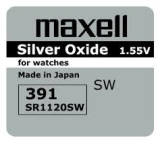 Описание и цена на Батерии и зарядни Maxell Бутонна батерия сребърна SR-1120 SW /381/391 AG8 