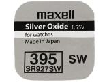 Описание и цена на Батерии и зарядни Maxell Бутонна батерия сребърна SR-927 SW /395/399/  AG7 1.55V 