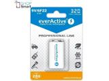 Описание и цена на Батерии и зарядни EVERACTIVE Акумулаторна Батерия R22 9V NiMH 280mAh/320 precharged 1бр. в опаковка