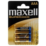 Maxell Супералкална батерия AAA LR-03 XL /4 бр. в опаковка/ 1.5V  Батерии и зарядни Цена и описание.