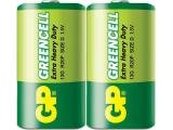 UPS GP BATTERIES  Цинк карбонова батерия Greencell 13G-S2, R20 2 бр. в опаковка/ shrink 1.5V