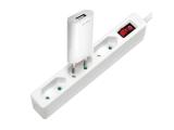 LogiLink outlet 3-way + switch 3x CEE 7/16, 1.5 m white LPS230 снимка №2