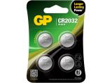 Батерии и зарядни GP Batteries Бутонна батерия литиева CR2032 4бр. в блистер