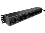 Описание и цена на Адаптер Lindy 1.5U 8 Way Schuko Sockets, Horizontal Rack 19-inch PDU with switches 
