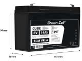 Green Cell AGM34 6V/14Ah снимка №4 Green Cell AGM34 6V/14Ah снимка №4