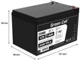 Green Cell AGM 12V 14Ah VRLA Battery AGM08 снимка №2