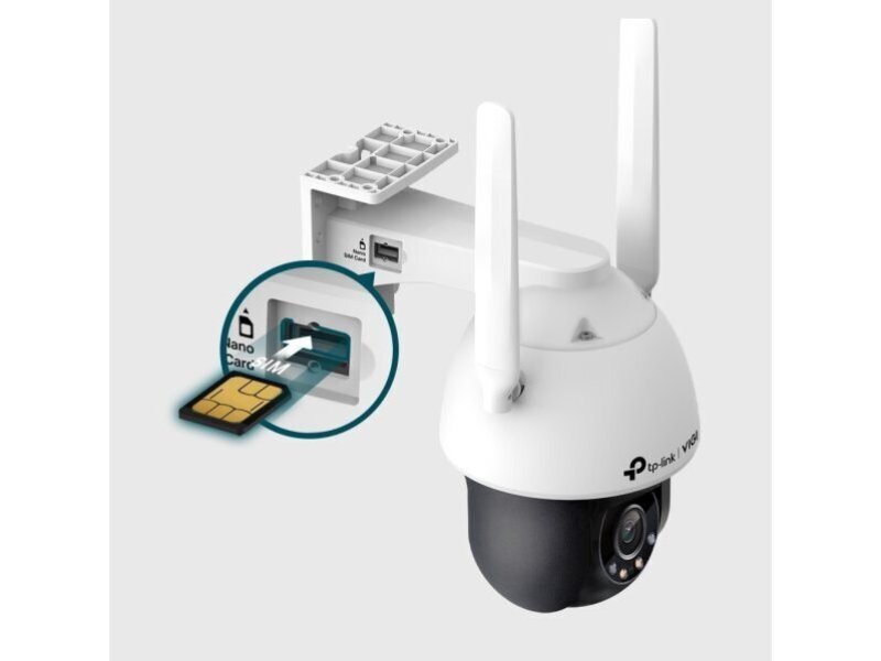 VIGI C540-4G VIGI 4MP Outdoor Full-Color 4G Pan Tilt Network Camera
