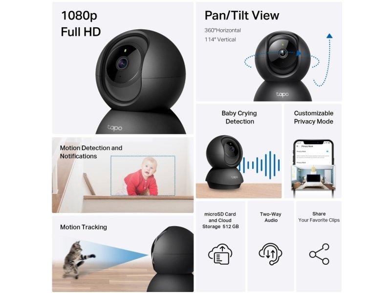 Home Security Wi-Fi Camera Tapo C201