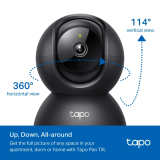 TP-Link Камера TP-Link Tapo C201, Pan/Tilt, 1080p, ден/нощ до 9м., Micro SD, черна NEW снимка №4 TP-Link Камера TP-Link Tapo C201, Pan/Tilt, 1080p, ден/нощ до 9м., Micro SD, черна NEW снимка №4