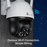 TP-Link Камера TP-Link VIGI C540-W(4mm), 4MP, Full-Color, Wi-Fi Pan Tilt ,мрежова NEW снимка №4