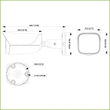 Dahua Камера Dahua, IPC-HFW3841E-AS-0360B, 8MP , WizSense, 3,6mm, 30m, булет,AI NEW снимка №4